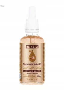 BE KETO Krople Smakowe - Ulubione Ciasteczko 50ml