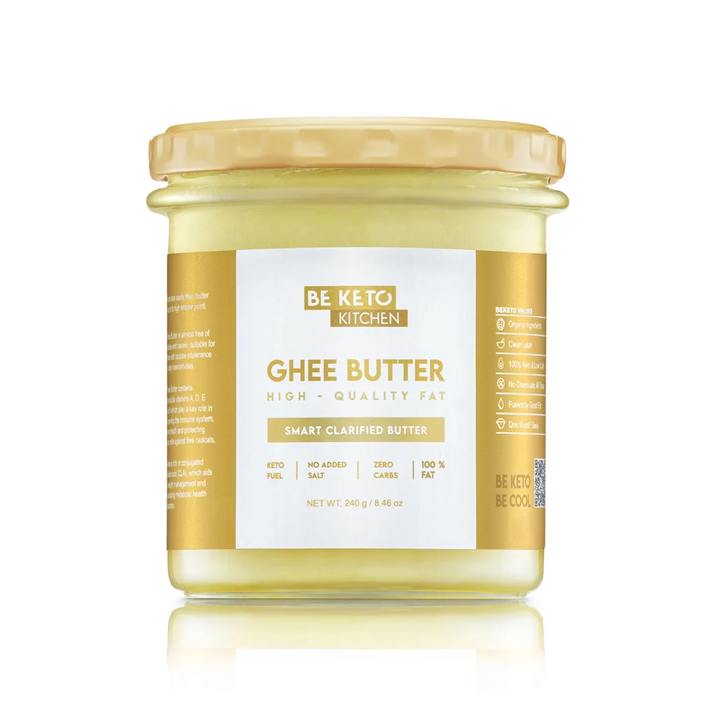 BE KETO Masło Klarowane Ghee 240g