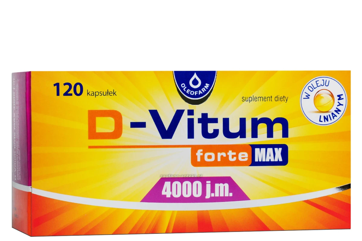 D-Vitum Forte Max 4000 120 kapsułek