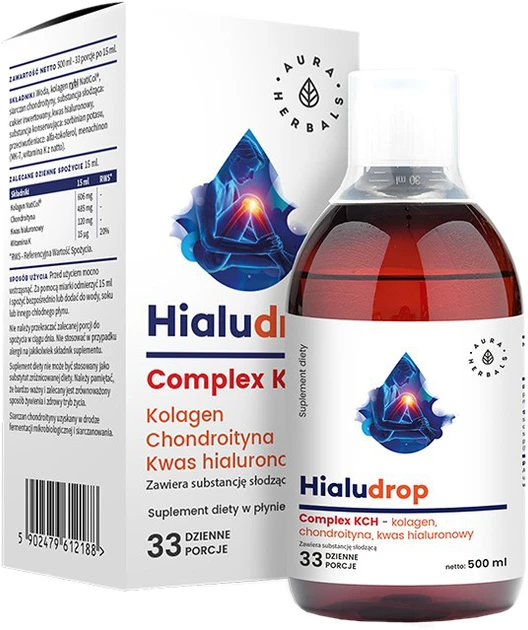 AURA HERBALS Hialudrop Complex KCH Kolagen 500ml