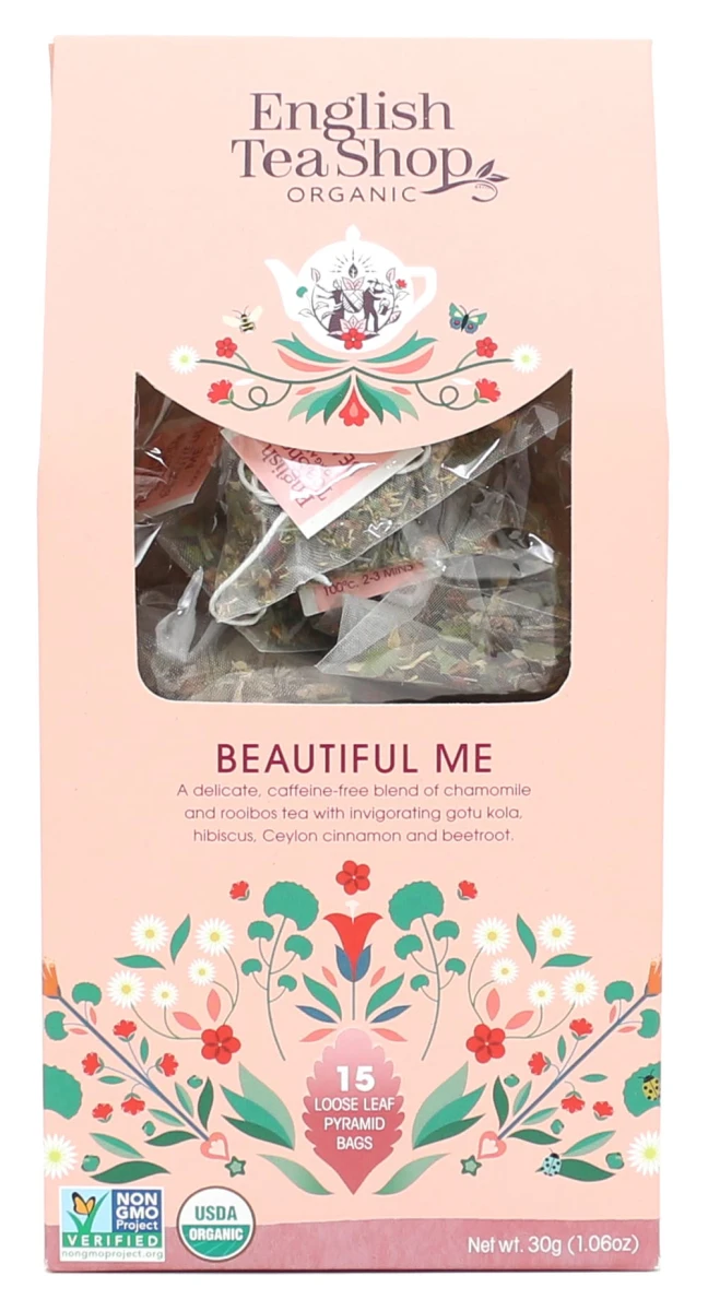 English Tea Herbata BIO Beautiful me liściasta 15piramidek