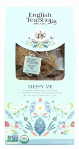 English Tea Herbata BIO Sleepy me liściasta 15piramidek