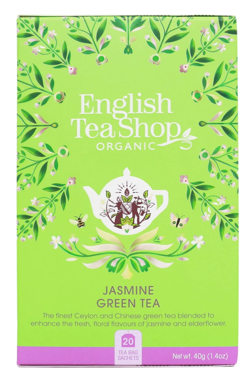 English Tea Herbata BIO Jasmine green tea 20saszetek
