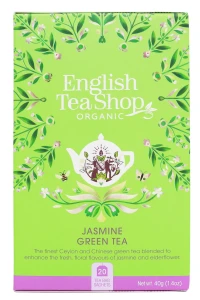 English Tea Herbata BIO Jasmine green tea 20saszetek