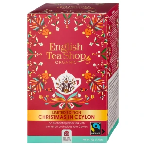 English Tea Herbata BIO Christmas in Ceylon 20saszetek