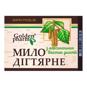 Mydło kostka Dziegciowe Ukraina 70g