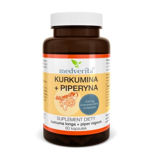 Medverita Kurkumina + Piperyna 60 kapsułek