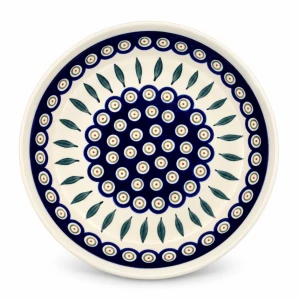 Miska D-56 pawie oczko liść - Ceramika Bolesławiec Zakłady Ceramiczne