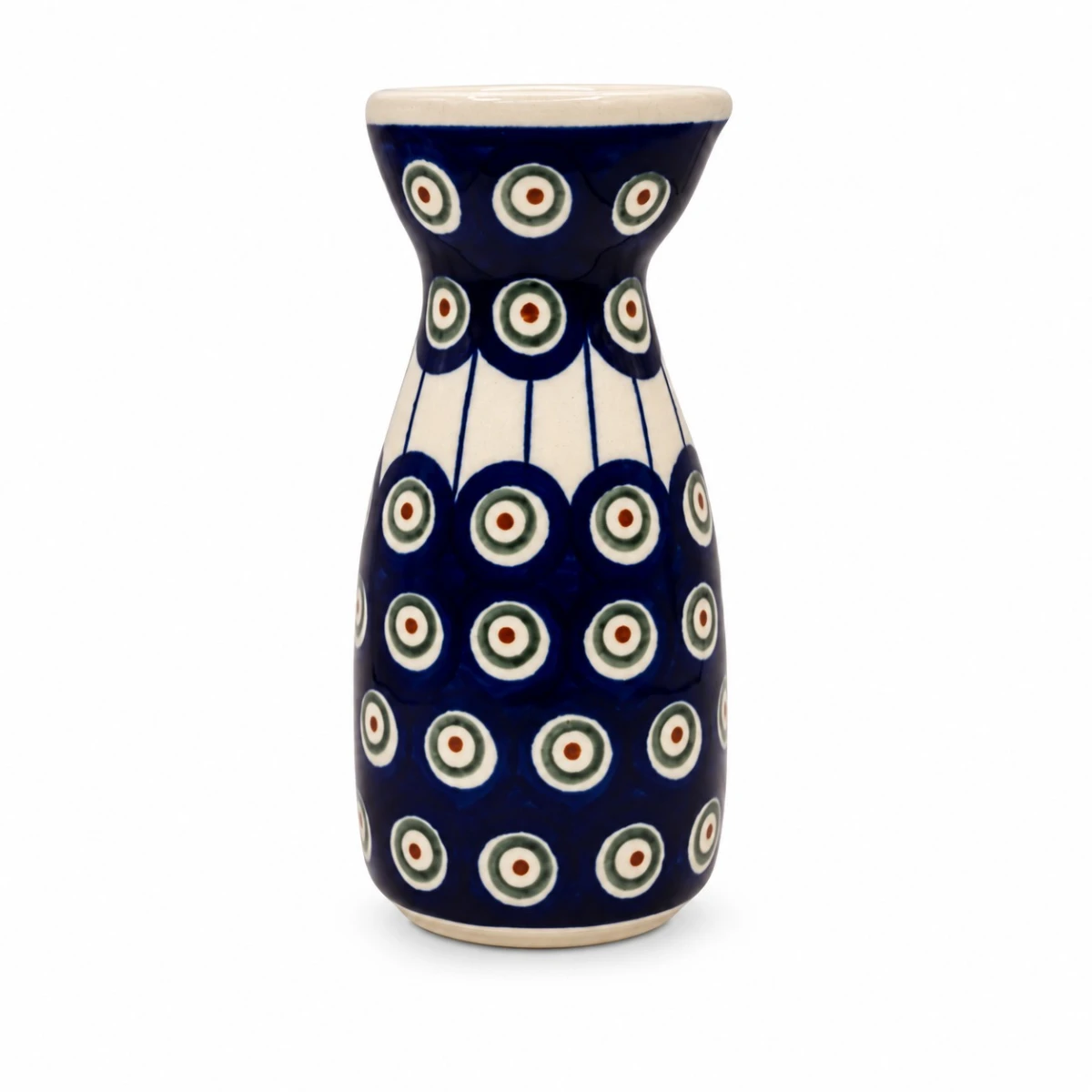 Butelka 14,5 cm pawie oczko D-8 - Ceramika Bolesławiec Zakłady Ceramiczne