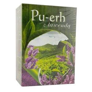 Herbata Pu-Erh z lawendą 40 saszetek