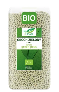 BIO PLANET Groch zielony cały BIO 500 g