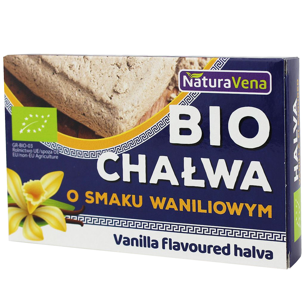 NATURAVENA Chałwa o smaku waniliowym BIO 200 g
