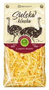 BARTOLINI Makaron krajanka z jajami strusimi BIO 250 g