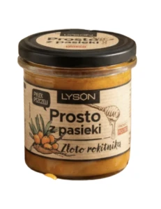 Łysoń Miód złoto rokitnika 370g