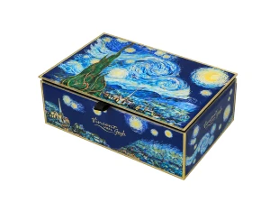 CARMANI Szkatułka szklana Gwiaździsta noc średnia 1 szt.