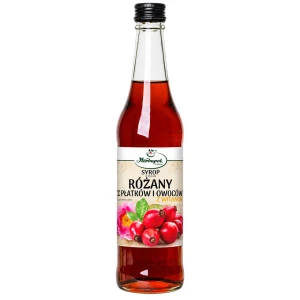 HERBAPOL KRAKÓW Syrop różany z płatków i owoców z witaminą C 480 ml