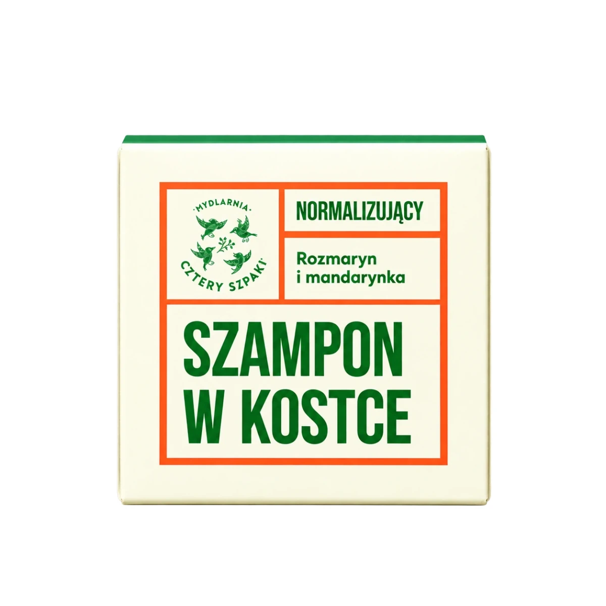 MYDLARNIA CZTERY SZPAKI Szampon normalizujący Rozmaryn i Mandarynka 75 g