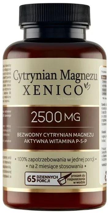 Xenico Cytrynian Magnezu proszek 165g