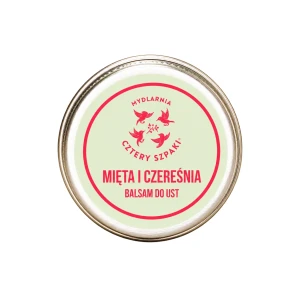 MYDLARNIA CZTERY SZPAKI Balsam do ust Mięta i Czereśnia 15 ml