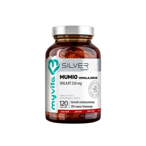 MYVITA Silver Mumio Himalajskie Shilajit 550 mg 120 kapsułek