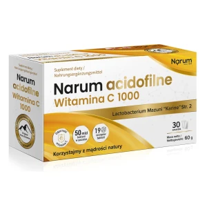NARUM Acidofilna Witamina C 1000 mg 30 saszetek