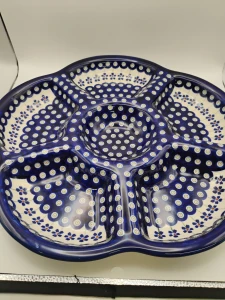 Patera A-166 pawie oczko - Ceramika Bolesławiec Zakłady Ceramiczne