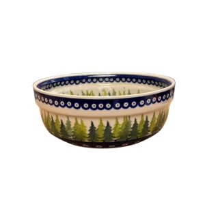 Miska 22 cm choinki - Ceramika Bolesławiec Amfora