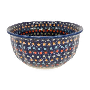 Miska 14,5 cm F-15 kolorowe kropki - Ceramika Bolesławiec Zakłady Ceramiczne