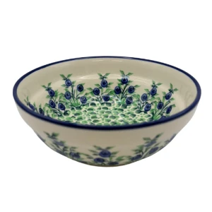 Miska 17,5 cm D-1208 borówki - Ceramika Bolesławiec Zakłady Ceramiczne