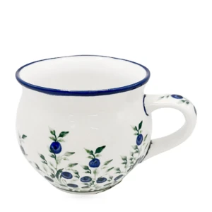Kubek baryłka 300 ml D-1208 borówki - Ceramika Bolesławiec Zakłady Ceramiczne