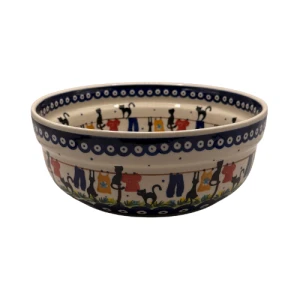 Miska duża 22 cm kotki - Ceramika Bolesławiec Zakłady Ceramiczne