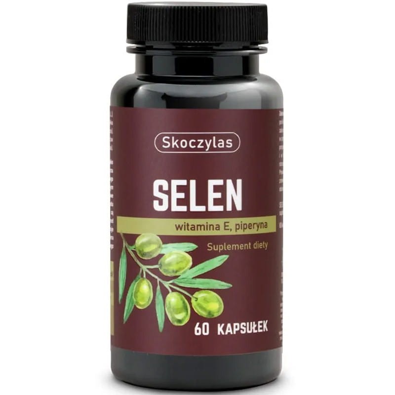 Skoczylas Selen, Witamina E, Piperyna 60 kapsułek