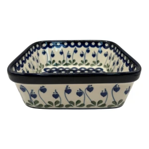 Miska kwadratowa serduszka - Ceramika Bolesławiec Zakłady Ceramiczne