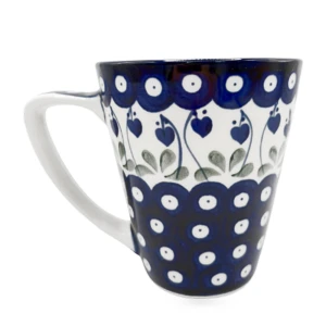 Kubek 480 ml serduszka - Ceramika Bolesławiec Zakłady Ceramiczne