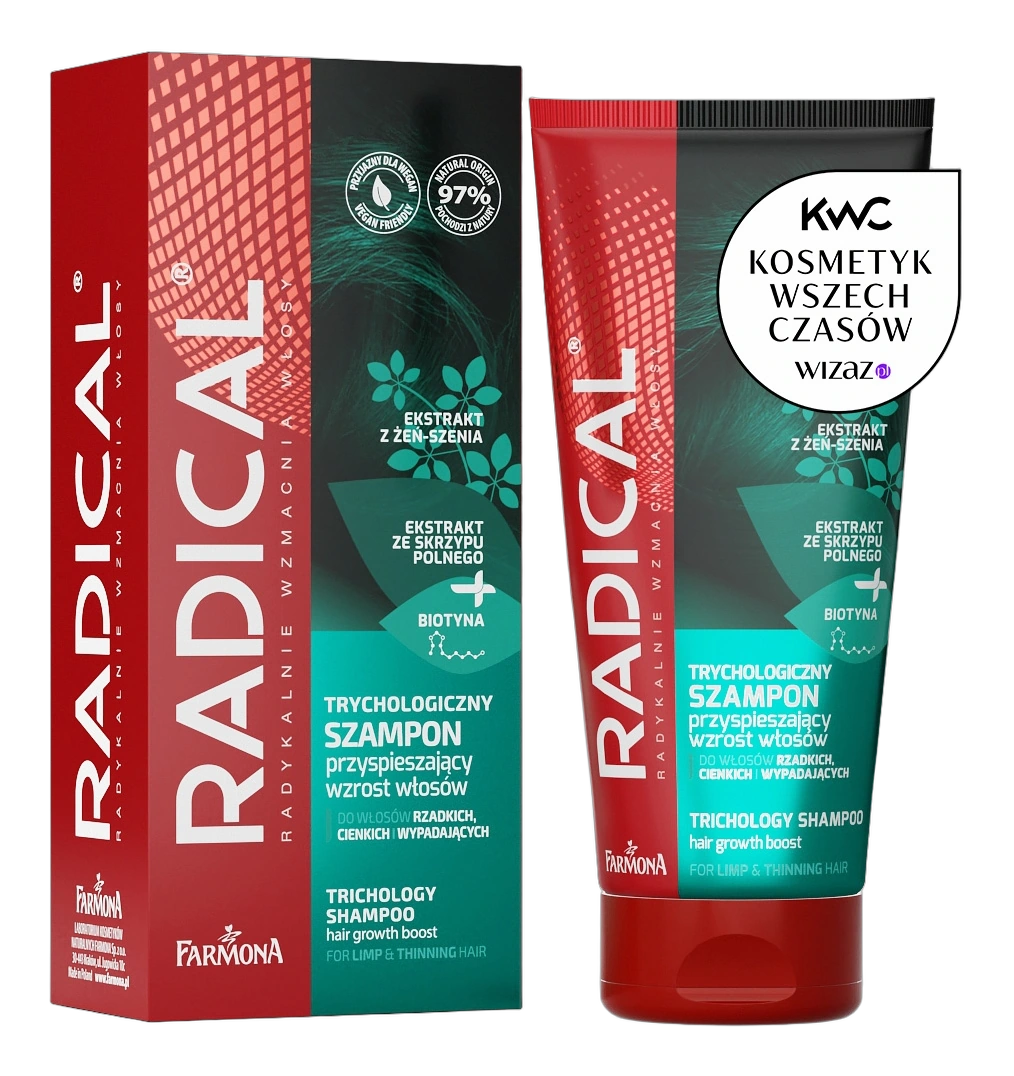 FARMONA Radical szampon trychologiczny przyspieszający wzrost włosów 200 ml