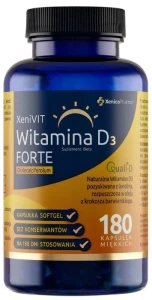 Xenico XeniVit Witamina D3 Forte 4000 180 kapsułek