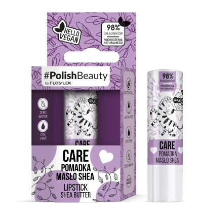 FLOSLEK Vege Lip Care Care pomadka z masłem shea 1 szt.
