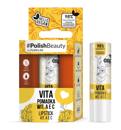 FLOSLEK Vege Lip Care Vita pomadka z witaminami A E C 1 szt.