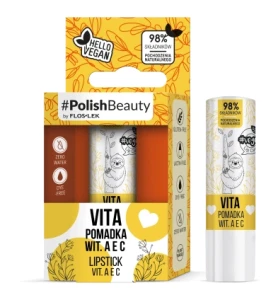FLOSLEK Vege Lip Care Vita pomadka z witaminami A E C 1 szt.