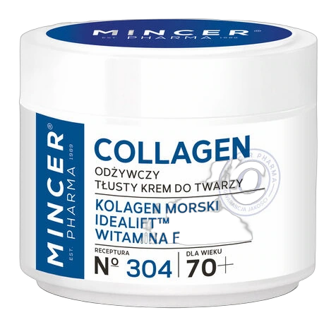 MINCER Collagen odżywczy krem tłusty 70+ receptura 304 50 ml
