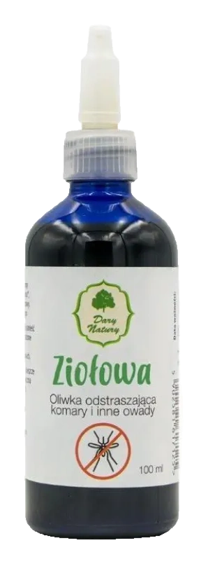DARY NATURY Oliwka ziołowa odstraszająca komary i owady 100 ml