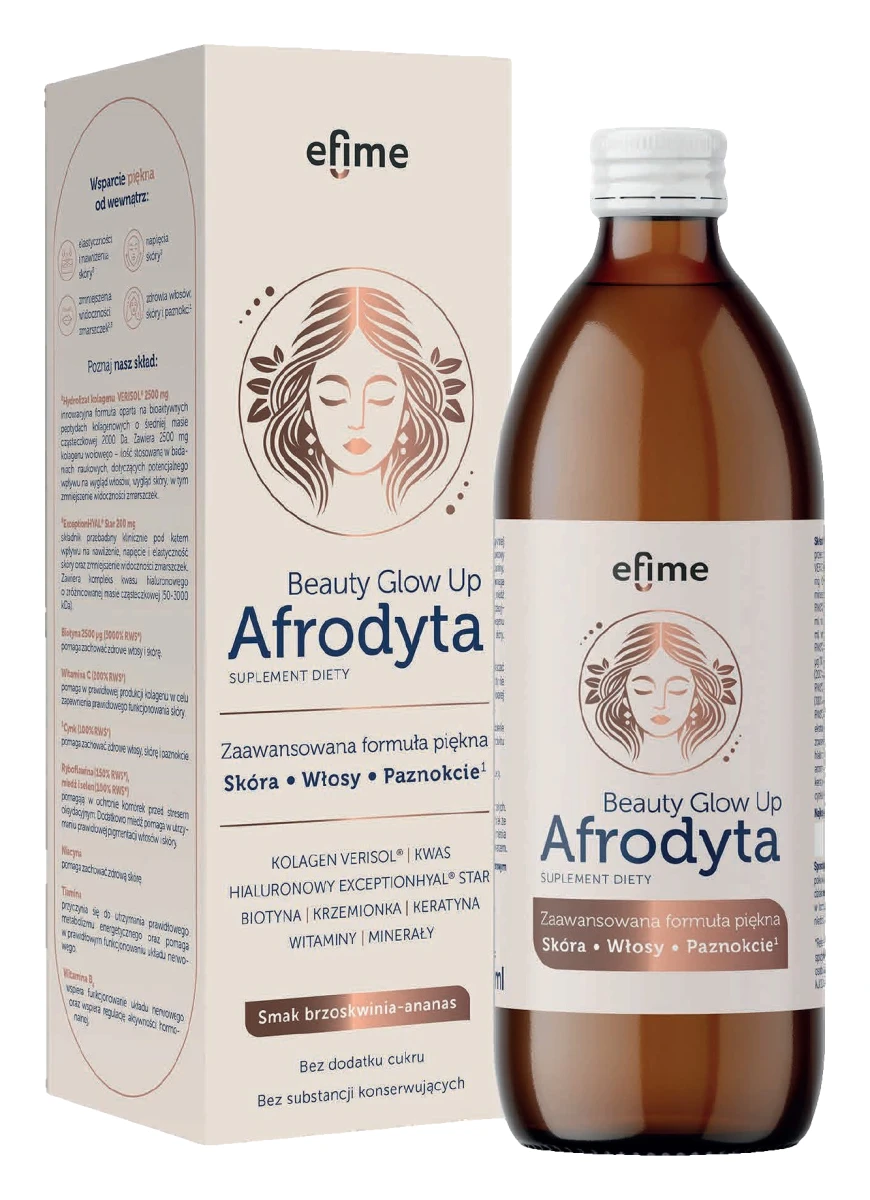 EFIME Afrodyta Beauty Glow Up brzoskwinia-ananas 500 ml