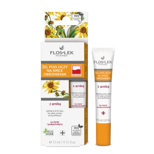 FLOSLEK Żel pod oczy z arniką na sińce i obrzmienia 15 ml