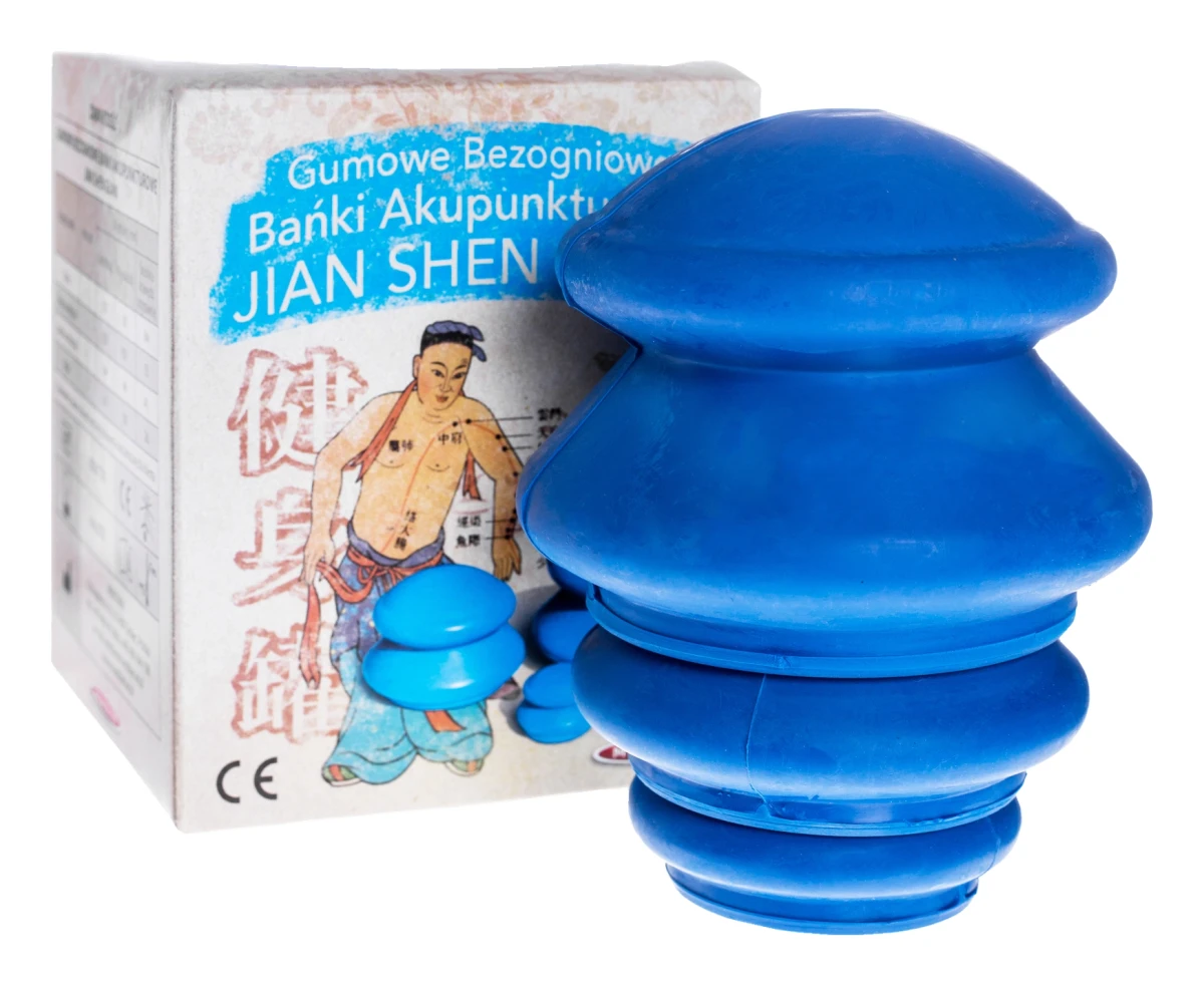 Bańki Akupunkturowe Gumowe JIAN SHEN GUAN
