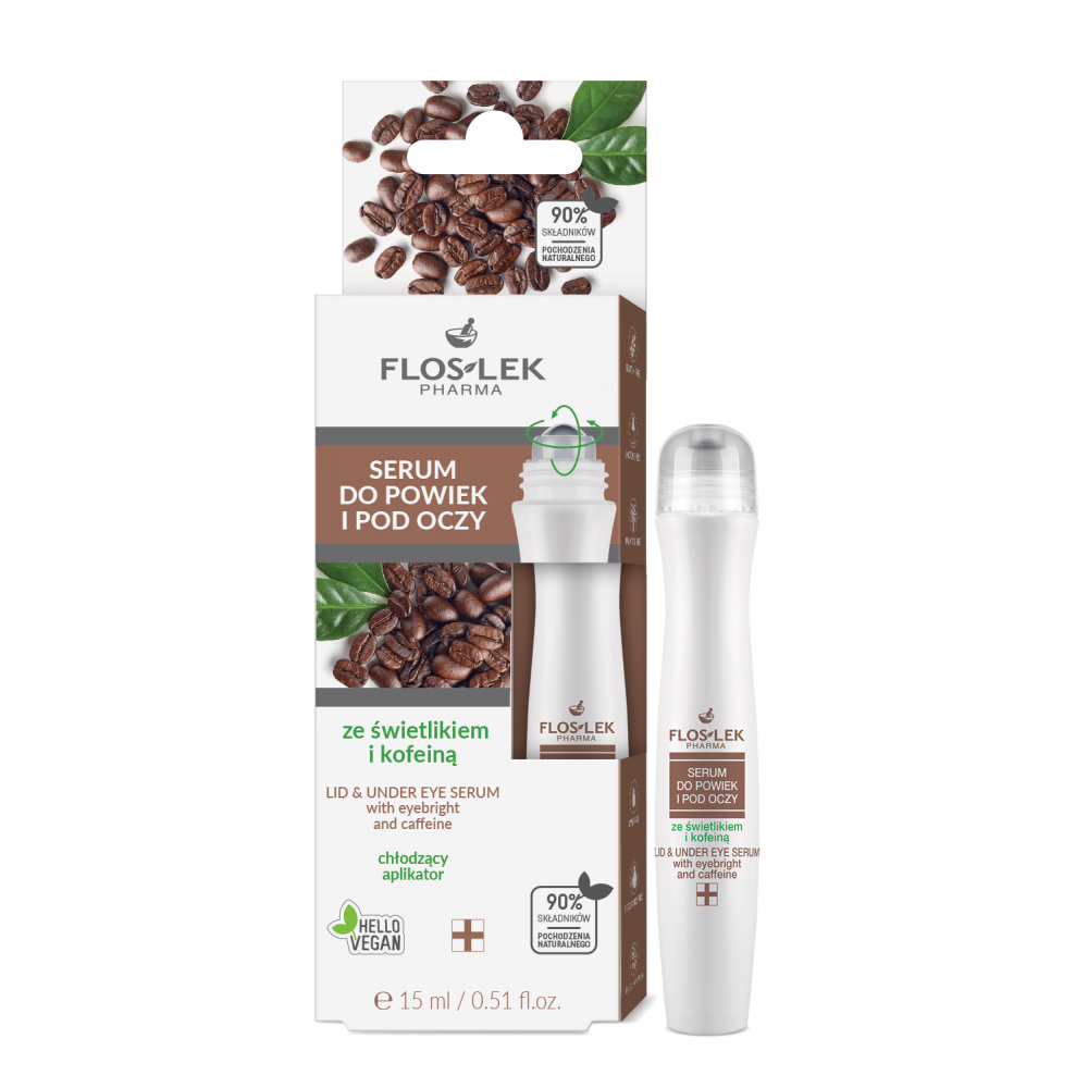 FLOSLEK Serum ze świetlikiem i kofeiną pod oczy 15 ml