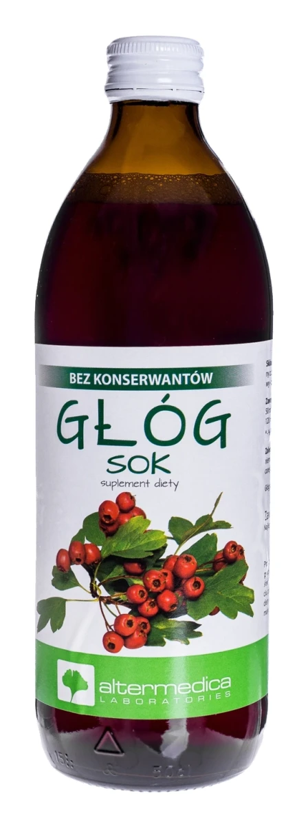 ALTER MEDICA Sok z głogu 500 ml