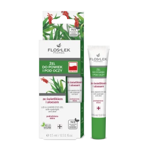 FLOSLEK Żel pod oczy ze świetlikiem i aloesem 15 ml
