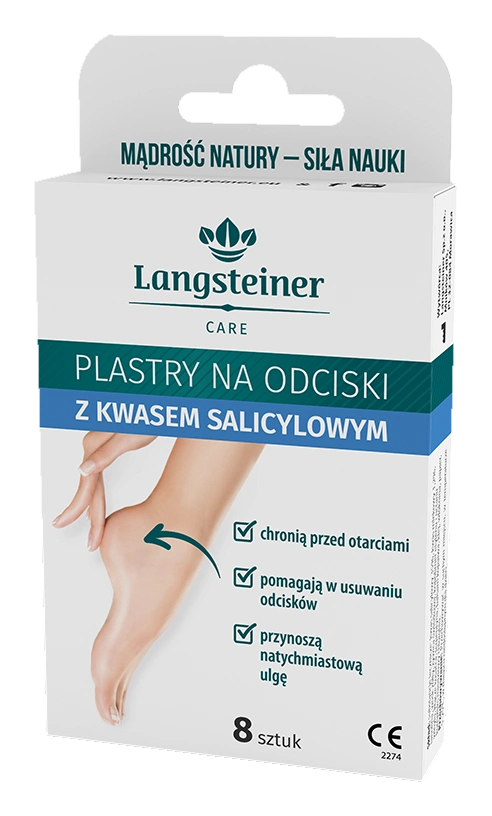 LANGSTEINER Plastry na odciski z kwasem salicylowym 8 szt.