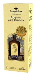 LANGSTEINER Bitter Oryginalne Zioła Szwedzkie 1000 ml