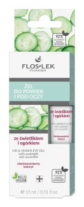 FLOSLEK Żel pod oczy ze świetlikiem i ogórkiem 15 ml